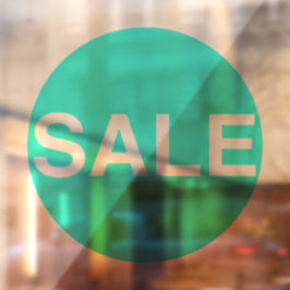 Fönstermärke för transparent Neon Grönt Sale (nyfö