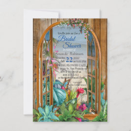 Fönstermiljö för Tropical Flora Paradise Inbjudningar