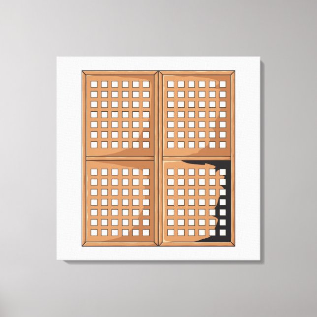 Fönsterpaneler för anpassningsbar antique Capiz Sn Canvastryck (Framsida)