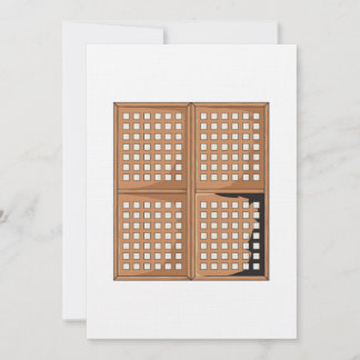 Fönsterpaneler för Anpassningsbar mot Capiz-Snäcka Inbjudningar