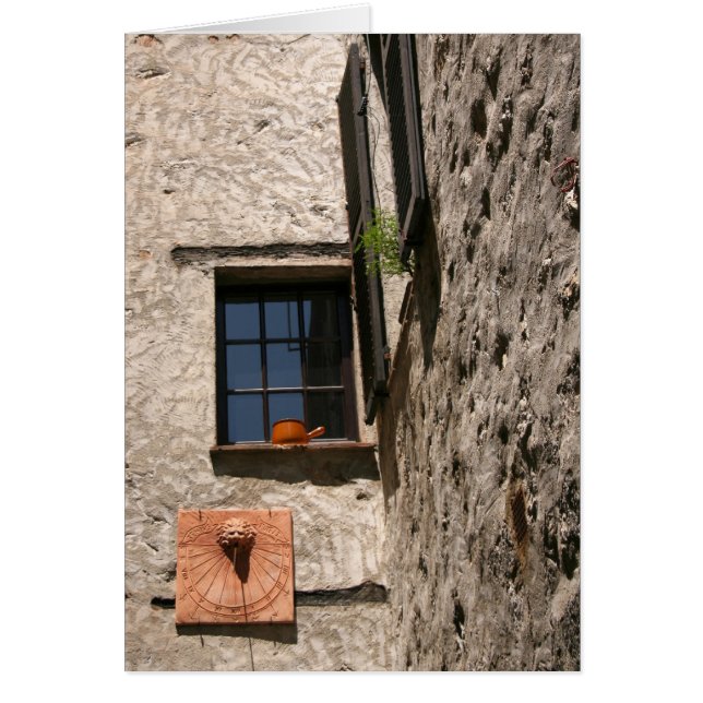 Fönsterperspektiv Hälsningskort (Framsidan)