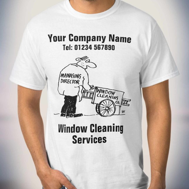 Fönsterputs Fönsterputsningstjänster T Shirt (Skapare uppladdad)