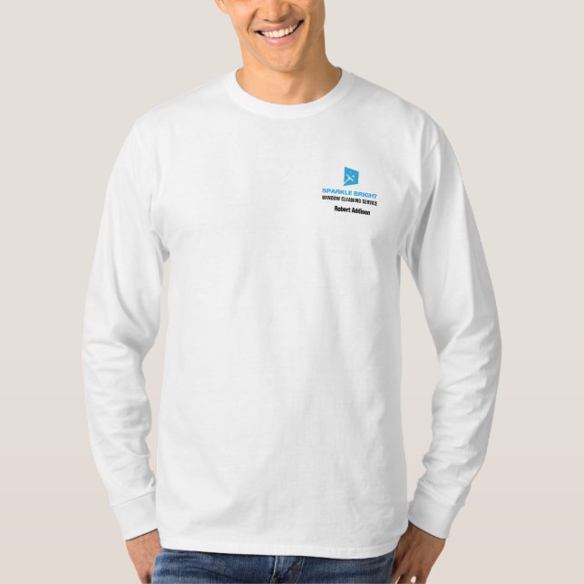 Fönsterputsningstjänst T Shirt (Framsida)