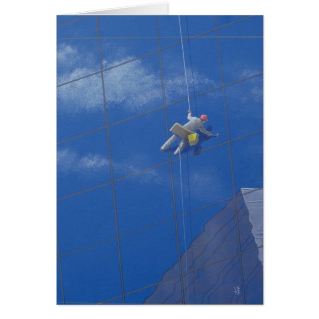 Fönsterrenare 1990 hälsningskort (Framsidan)