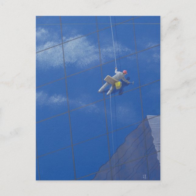 Fönsterrenare 1990 vykort (Framsida)