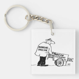 Fönsterrenare med Windows Städning kundvagn