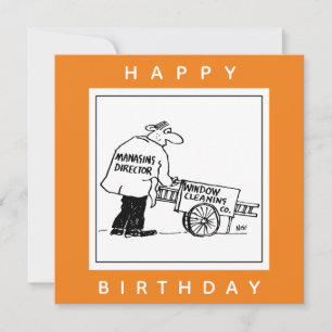 Fönsterrenare med Windows Städning kundvagn Kort