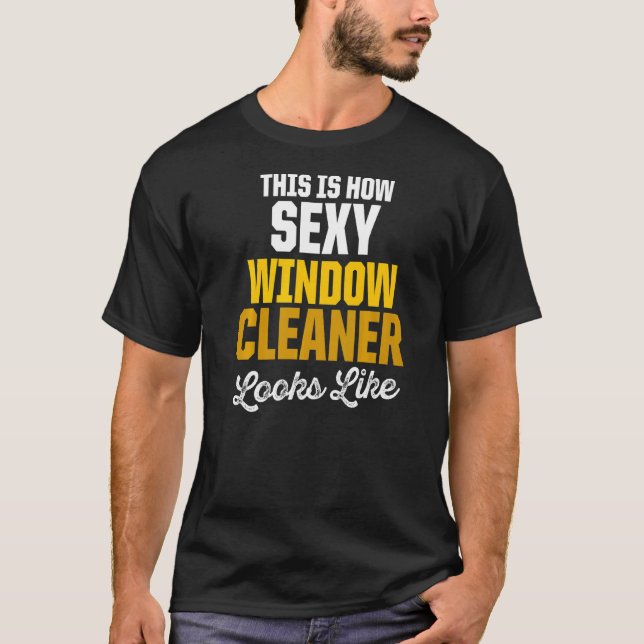 Fönsterrenare, Städning 10 T Shirt (Framsida)