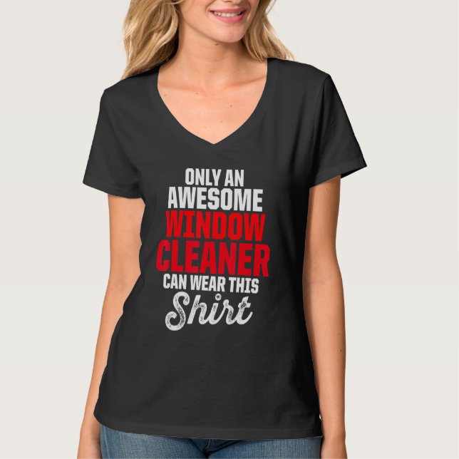 Fönsterrenare, Städning 1 T Shirt (Framsida)