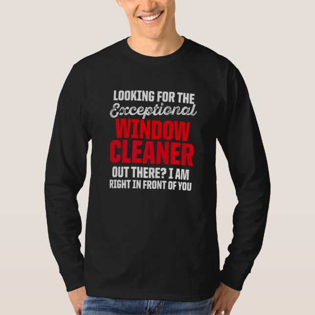 Fönsterrenare, Städning 22 T Shirt (Framsida)