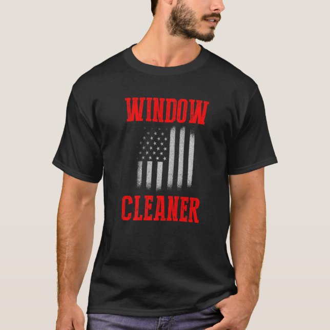 Fönsterrenare, Städning 25 T Shirt (Framsida)