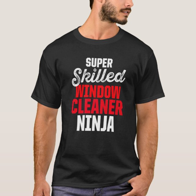 Fönsterrenare, Städning 27 T Shirt (Framsida)