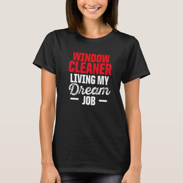 Fönsterrenare, Städning 28 T Shirt (Framsida)