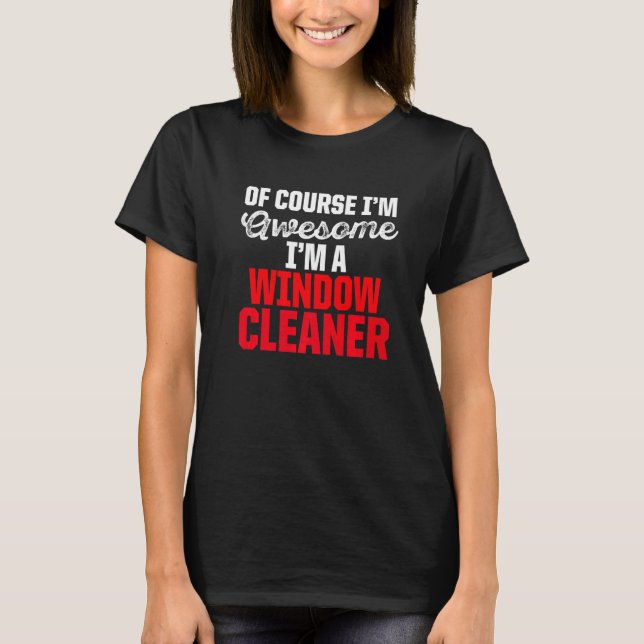 Fönsterrenare, Städning 2 T Shirt (Framsida)