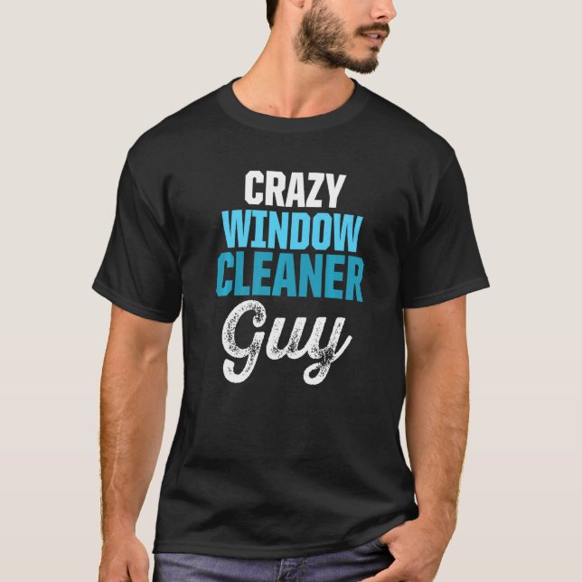 Fönsterrenare, Städning 34 T Shirt (Framsida)