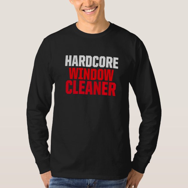 Fönsterrenare, Städning 3 T Shirt (Framsida)