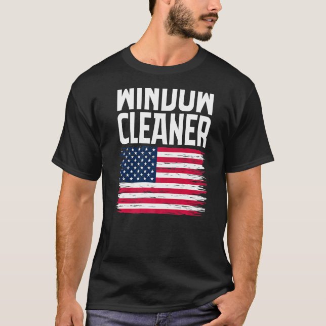 Fönsterrenare, Städning 49 T Shirt (Framsida)