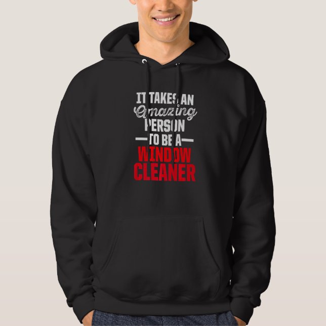 Fönsterrenare, Städning 65 Hoodie (Framsida)