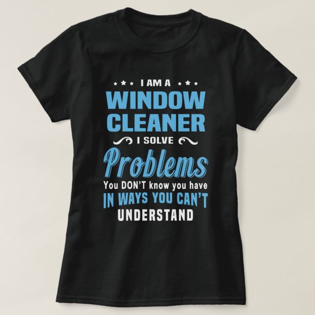 Fönsterrenare T Shirt (Design framsida)