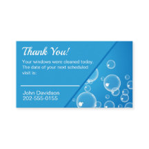 Fönsterrenare Tack nästa besök