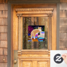 Fönsterring i kattunge Kärlek Ren Tvätt