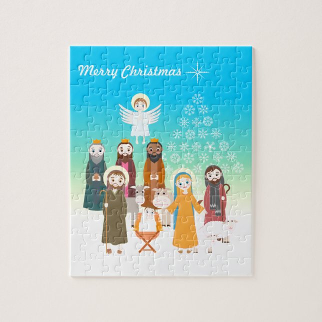 Fönsterscen för barn pussel (Vertikal)