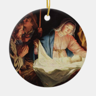 Fönsterscen Julgransprydnad Keramik