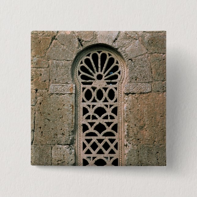 Fönstertracery, från basilicaen San Juan Knapp (Framsida)
