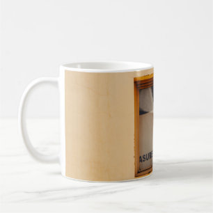 FÖNSTRET BROWN WOODEN FRAMED GLASS KAFFEMUGG