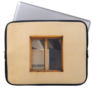 FÖNSTRET BROWN WOODEN FRAMED GLASS LAPTOP FODRAL
