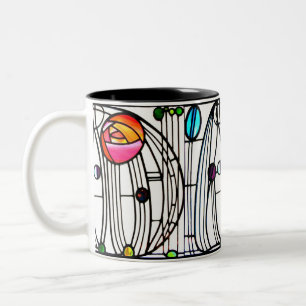 fönstret Charles Rennie Mackintosh Två-Tonad Mugg