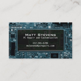 Fönstret Datorreparationskretsar för Affärskort Visitkort