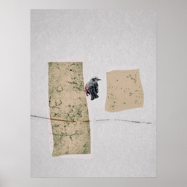 Fönstret Dörrfåglar Poster (Framsidan)