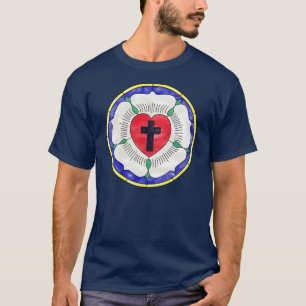 Fönstret för fastsatt glas i Luther Ro T Shirt