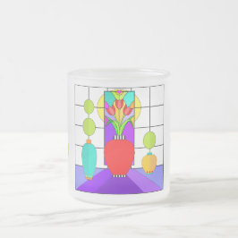 Fönstret Glas Bild, genomstruket mugg