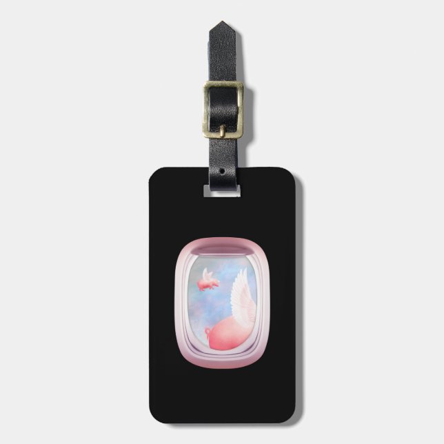 Fönstret grisar som flyger tidigare flygplan bagagebricka (Vertikal Framsida)