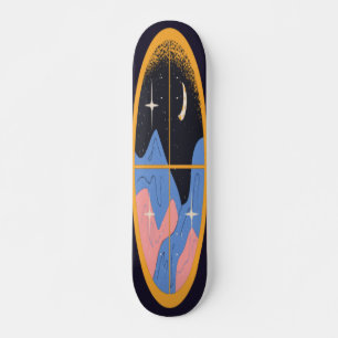 Fönstret hand plockade mini skateboard bräda 18,5 cm