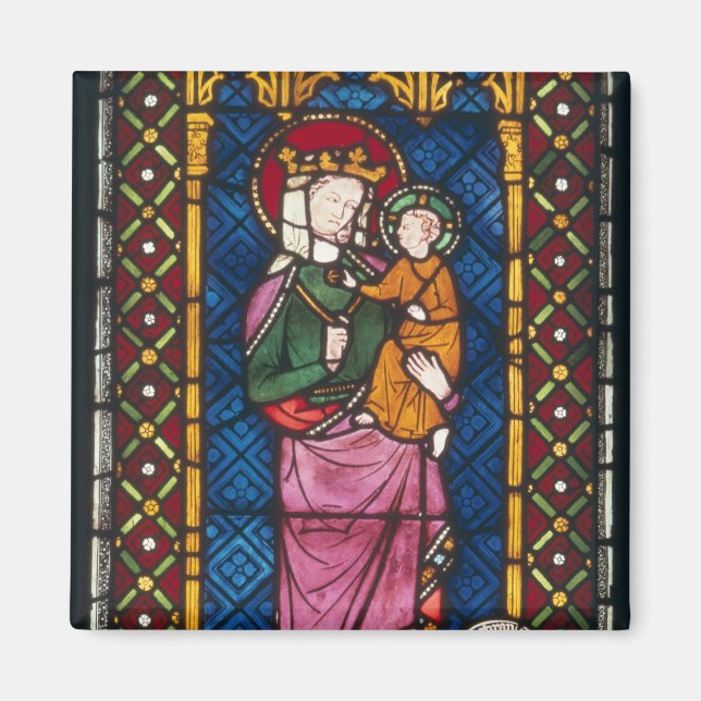 Fönstret Målat glas Magnet (Framsidan)