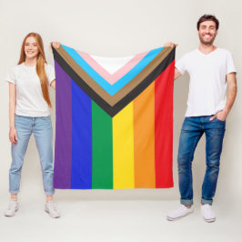 Fönstret Nytt Pride flagga färg rand klämmer Fleecefilt