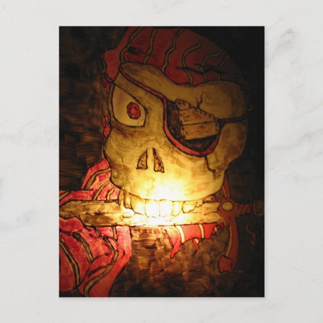 Fönstret pirat vykort (Framsida)