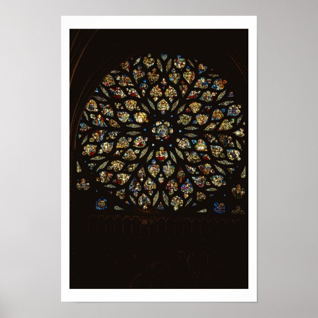 Fönstret ro ovanför västern, med scendepåer poster (Framsidan)