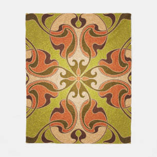 Fönstret Stil-fastnat glas Fleecefilt