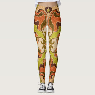 Fönstret Stil-fastnat glas Leggings