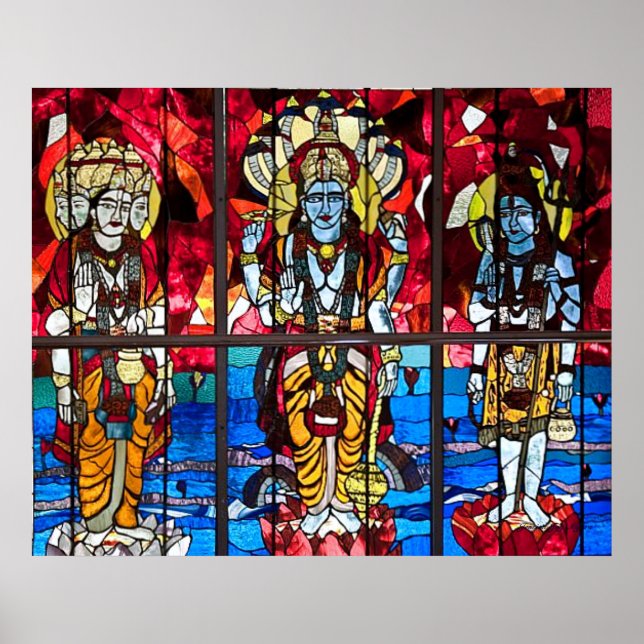 Fönstret Tretinity Stached Glass Poster (Framsidan)