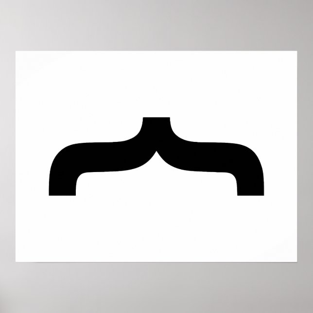 Font Mustache Poster (Framsidan)