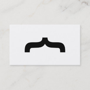 Font Mustasch Visitkort