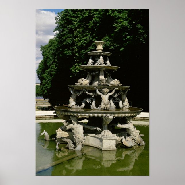 Fontaine de la Pyramid Poster (Framsidan)