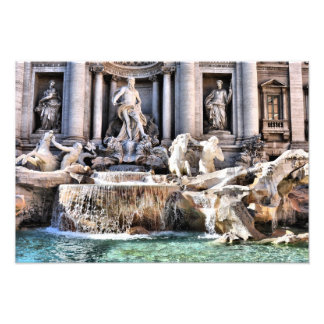 FONTAINE DE TREVI FOTOTRYCK