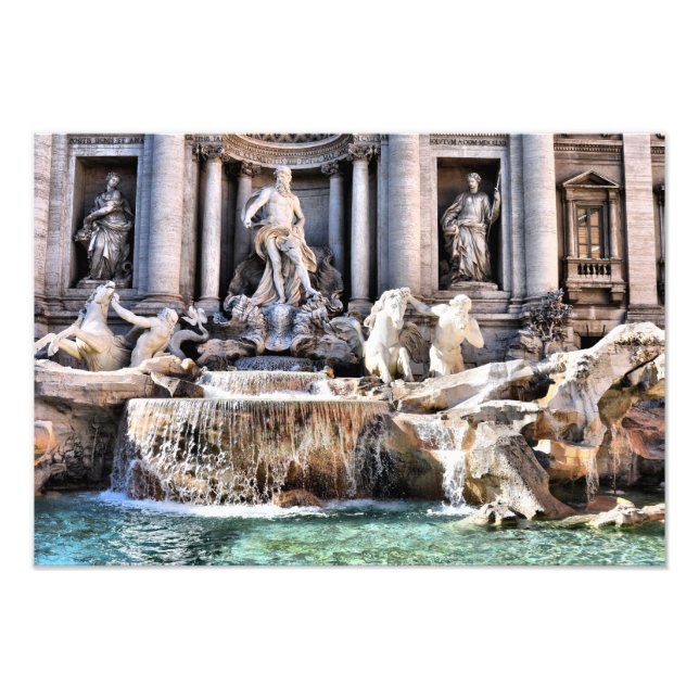 FONTAINE DE TREVI FOTOTRYCK (Framsidan)