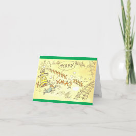 Fontaine Fox/Toonerville Trolley-julkort Helgkort